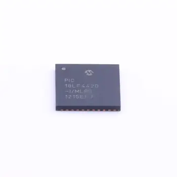 MCU 8-битная вспышка PIC RISC 16 КБ 2,5 В/3,3 В/5 В 44-контактная трубка QFN EP PIC18LF4420-I/ML