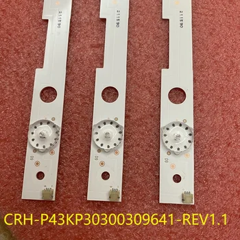 3 шт./компл. 9LED светодиодная панель для Sharp LC-43FG5242E LC-43UI7252E CRH-P43KP30300309641-REV1.1 BC RF-AJ430S30-0901S-09 LC430EQY-SH M1