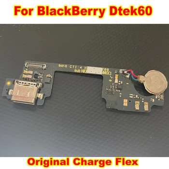 Оригинальный USB-порт для зарядки Плата для зарядки BlackBerry Dtek 60 Dtek60 Штекерный разъем с вибратором Микрофон Гибкий кабель пластина