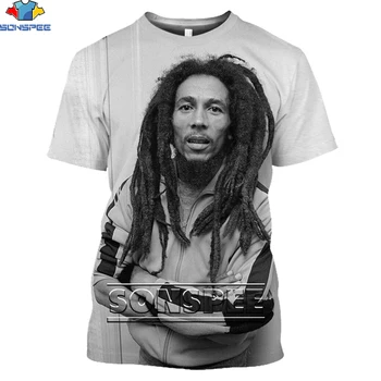 SONSPEE Футболка Супер-рок-певца Боба Марли, мужская футболка Боба Марли, детская футболка, Классическая футболка с коротким рукавом в стиле регги