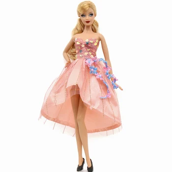 1 шт. Кружевное платье с бантом, модная юбка, одежда ручной работы для куклы Барби, праздничные наряды для 1/6 куклы BJD, аксессуары и игрушки