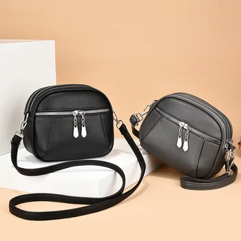 Маленькие кожаные сумки через плечо для женщин, кошельки и сумочки, роскошная дизайнерская сумка через плечо, женские винтажные сумки для рук, Bolsos Sac