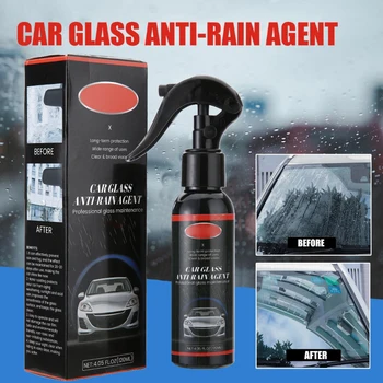 1шт 120 мл Непромокаемого Спрея для автомобильного стекла с водоотталкивающим покрытием, Автомобильные Аксессуары для мытья лобового стекла