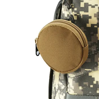 Новая тактическая сумка EDC Мужские кошельки для монет Держатель для ключей Военный армейский брелок Карман на молнии USB Кабель Сумка для гарнитуры Органайзер