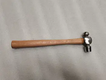 Немагнитные ручные инструменты титановый молоток с шаровой головкой весом 1 фунт с ручкой из дерева гикори