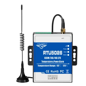 GSM 3G 4G LTE Сигнализация контроля температуры RTU5026 с высоким и низким температурным напряжением с SMS-оповещением Поддержка Modbus RTU