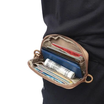 Прочная спортивная поясная сумка для бега унисекс на открытом воздухе, многофункциональная сумка для карт, тактический небольшой пакет, поясная сумка для мобильного телефона
