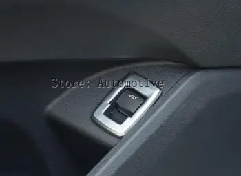 Для BMW X1 F48 20i 25i 25le 2016 2017 ABS Матовый Хром Внутренняя Задняя Дверь Swtich Рамка Кнопка Крышка Автомобильные Аксессуары