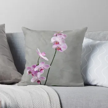 Подушка с розовой орхидеей, чехол для диванных подушек, наволочка для сидения