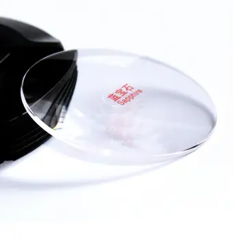 Однокупольный Сапфировый Часовой Кристалл Толщиной 1,0 мм Толщиной 29 мм с Прозрачным Увеличительным Круглым Выпуклым Стеклом для Часовщиков