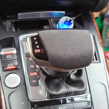 Автоматическая коробка передач Светодиодный электронный дисплей головка переключения передач головка переключения передач для Audi A4 A5 A6 A7 Q5 Q7 Молдинги интерьера
