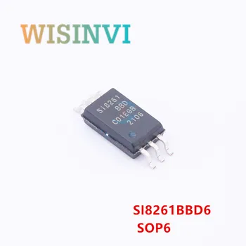10 ШТ SI8261BBD-C-ISR  SI8261BBD SI8261 SOP6 с оптическим входом 5 кВ, одноканальный драйвер 4.0A с UVLO на 8 В