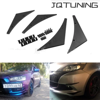 JQTUNING-Универсальный автомобильный декоративный спойлер с ветровым ножом на переднем бампере, Воздушный нож, Ветровой нож для автомобиля