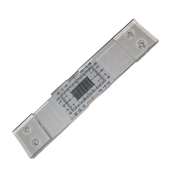 Портативный пластиковый монитор трещин Легко считываемая измерительная сетка Запись мониторинга трещин в бетоне Стандартные контрольные мониторы трещин