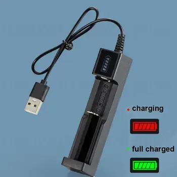 Универсальный 1 Слот литиевой Батареи USB-Адаптер Зарядного Устройства LED Smart Chargering для Аккумуляторных Батарей Li-ion 18650 Charger U26