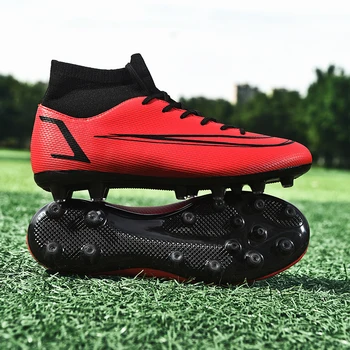 Качественные футбольные бутсы для Аджилити Оптом Футбольная обувь Messi Легкие Футбольные бутсы Society, Тренировочные кроссовки для футзала большого размера