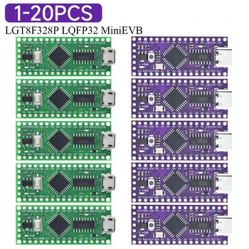 1-20 ШТУК LGT8F328P-LQFP32 MiniEVB TYPE-C MICRO USB С ATMEGA328 Nano V3.0 LGT8F328P CH9340C/HT42B534-1 SOP16 Для Arduino