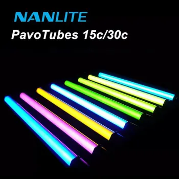NanGuang NANLITE LED Pavo Tube Light 15C 30C RGB Color Photography Light Ручная световая Палочка Для Фотографий Видео Видеоблог