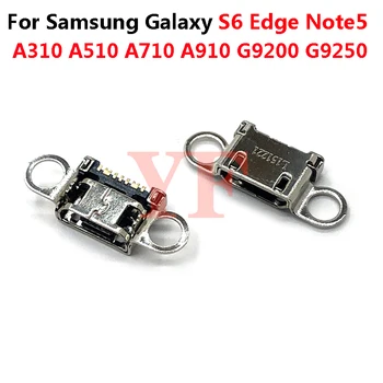 10 Шт. Для Samsung Galaxy S6 Edge Note5 A310 A510 A710 A910 G9200 G9250 Зарядка через USB Порт Док-станции Разъем