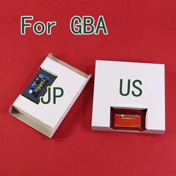 10шт для игрового картриджа GBA Версия для США JP Замена коробки Внутренняя инкрустация Замена картонной вставки Коробка для игры Лоток
