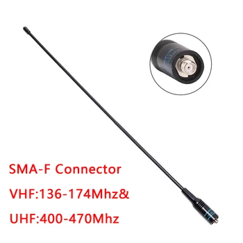 Оригинальная Антенна Портативной Рации SMA-F NA-771 VHF UHF Двухдиапазонная для Портативной Рации Kenwood Baofeng UV 5R 888S UV82 144/430 МГц
