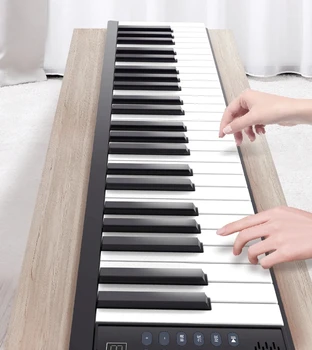 88 клавиш Клавиатура пианино Портативное цифровое пианино с ЖК-дисплеем Встроенные динамики Аккумуляторная батарея Подключение BT новое