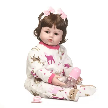 NPKCOLLECTION Кукла-реборн ручной работы, хит продаж, виниловая силиконовая кукла-младенец с париком, очень милая одежда, игрушки для ваших детей