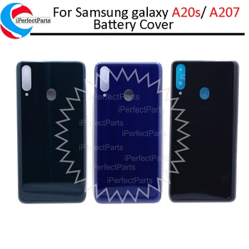 Для Samsung Galaxy A20s Задняя крышка батарейного отсека, задняя Стеклянная крышка корпуса, чехол для SAMSUNG A207F/DS A207FN/DS A207U A207GN/DS A207