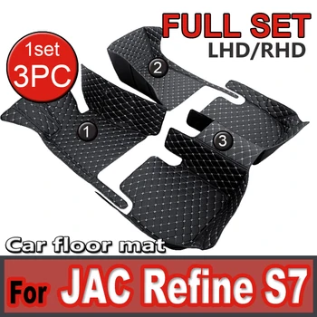 Автомобильные коврики для JAC Refine S7 SEi7 5-Местный 2017 2018 2019 Пользовательские автомобильные накладки для ног, Автомобильный ковер, Аксессуары для интерьера