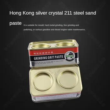 Гонконгский серебристый кристалл зернистость стали 211 кремовый наждачный песок алмазная шлифовальная паста Толщина полировальной пасты черный песок