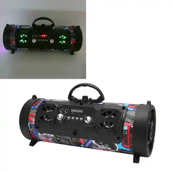 Bluetooth-колонки Graffiti RGB Беспроводной динамик с подключаемым сабвуфером для домашней вечеринки кемпинга на открытом воздухе