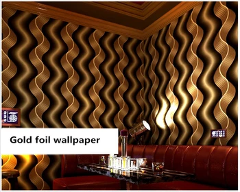 beibehang Классическая мода популярные вертикальные полосы волна танцевальный зал KTV тема комнаты обои 3D фон обои для домашнего декора